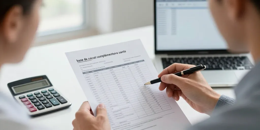 Base calcul complémentaire santé fiche de paie : le calcul, comment l’appliquer ?