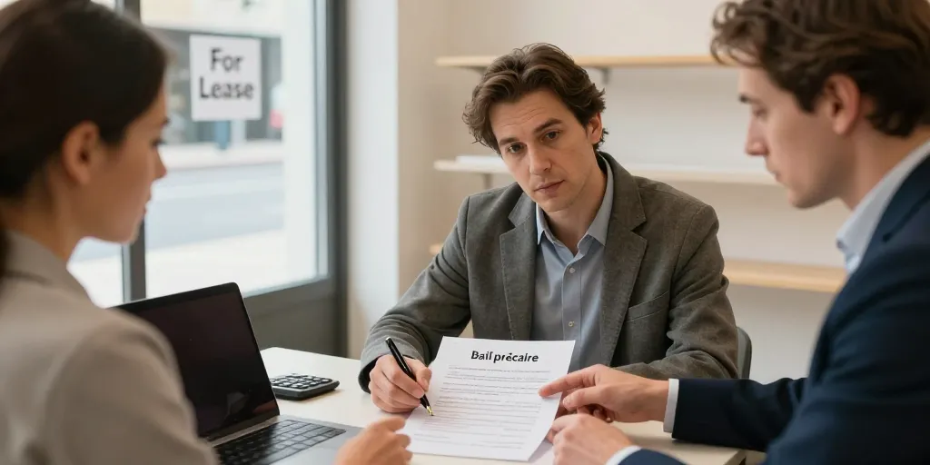 Location bail précaire : le contrat protège-t-il votre test commercial ?